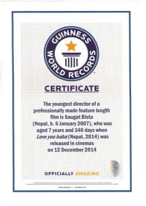 Guinness World Records Saugat Bista- thecinematimes.com