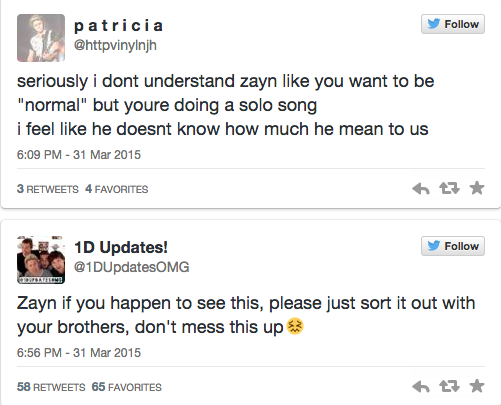 Zayn Malik's angry fans tweet-1 thecinematimes.com