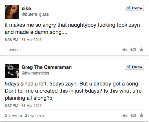 Zayn Malik's angry fans tweet- thecinematimes.com