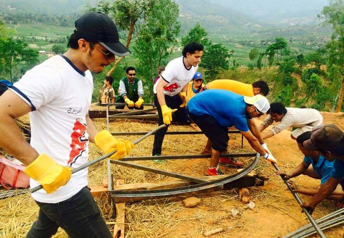 Temporary houses for Nepal Earthquake