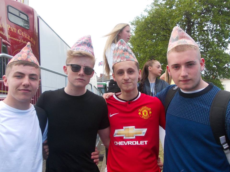 Foreigners wearing Nepali hats