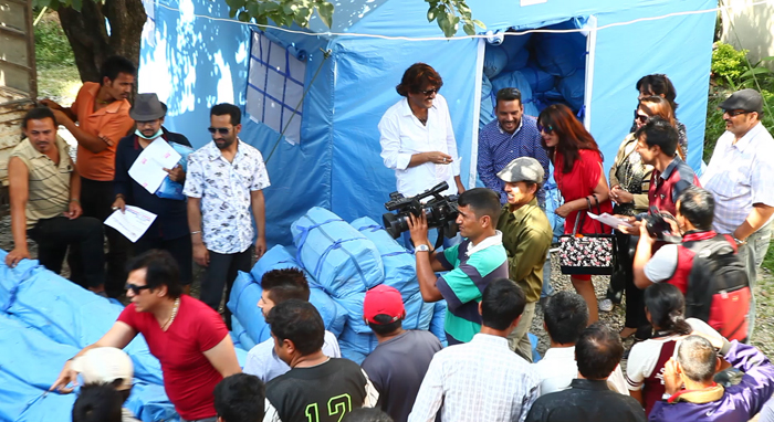 Nepali film makers relief team to Nepal-thecinematimes.com