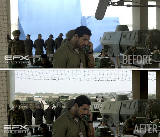 Madras cafe VFX effect scenes in Bollywood movies