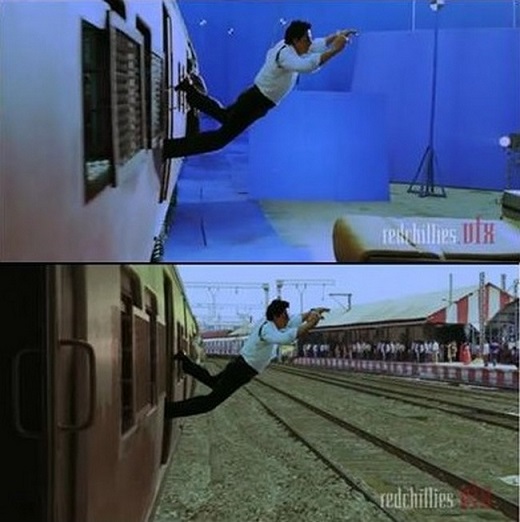 Raone VFX effect scenes in Bollywood movies