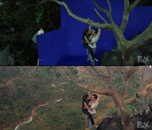 ready VFX effect scenes in Bollywood movies