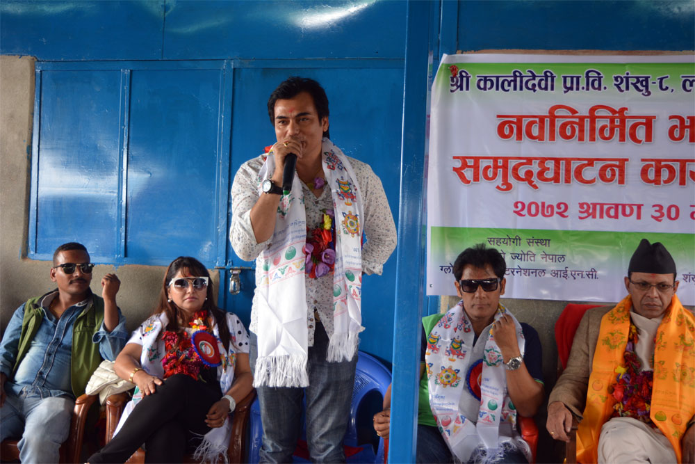director akash adhikari relief work- thecinematimes.com