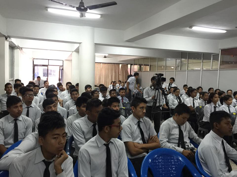 Chankhey Shankhey Pankhe Public speaker Nepal- thecinematimes.com