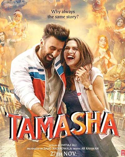 Deepika Padukone and Ranbir Kapoor movie Tamasha poster release