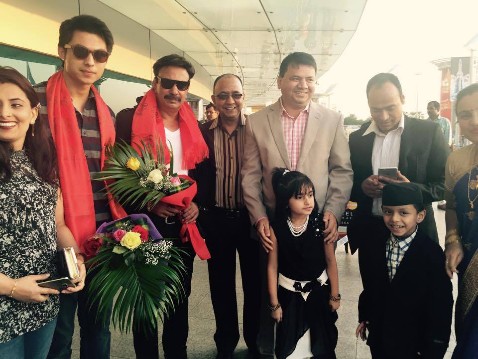 Bhuwan Kc and Anmol Kc in Dubai for cultural program - thecinematimes.com