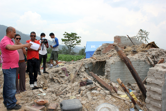 Actress Pallavi Bhatta helps Nepal Earthquake victims