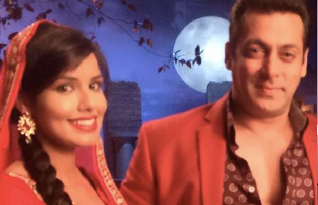 Salman Khan in Big Boss 9 shooting