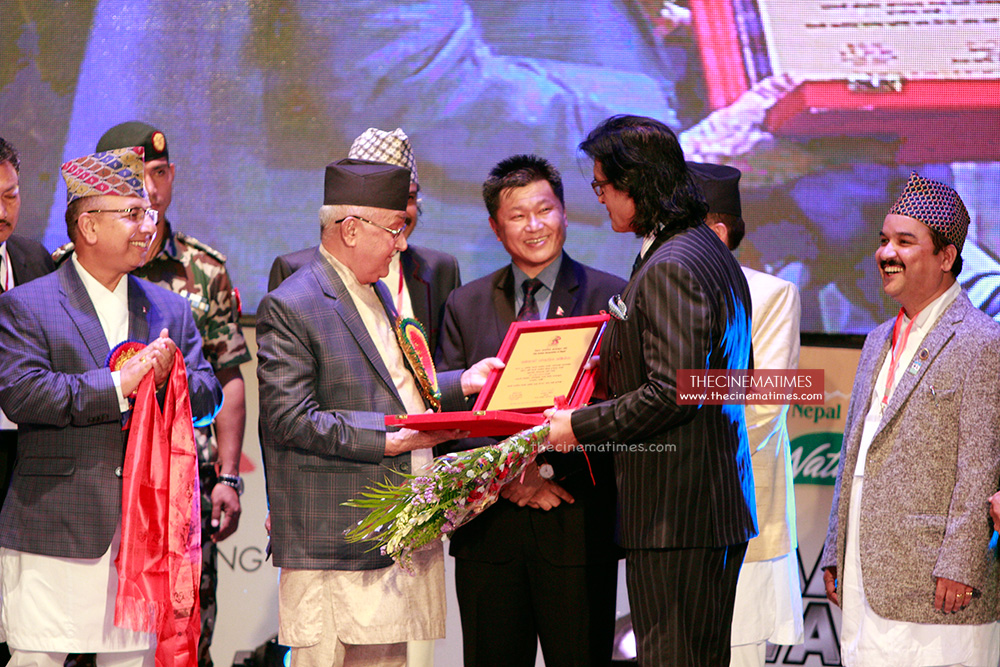 Rajesh Hamal at Faan Award - The Cinema Times